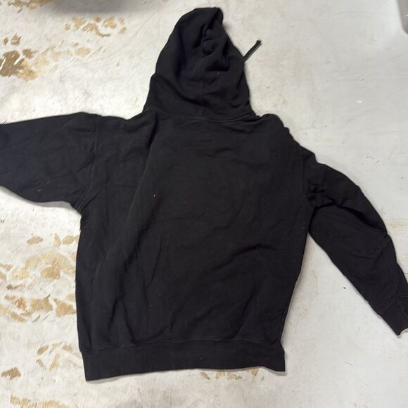 SoulCycle Black Skull Hoodie - Sweatshirt with Skull Logo in Silver - LARGE - Picture 4 of 4